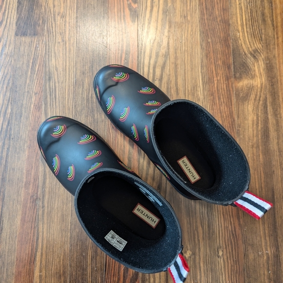 Hunter Boot Women's Play Mini Short Rain Boot Rainbow 10 Medium US - Picture 2 of 10